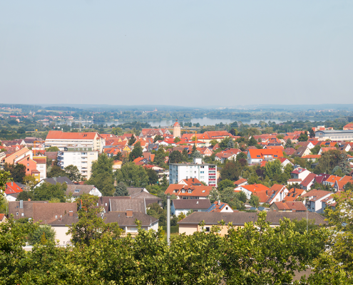 Ausblick vom Reutberg über Gunzenhausen