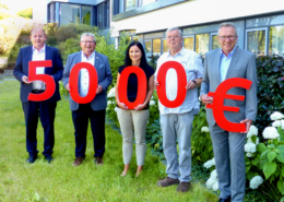 Spendenüberga eder Sparkasse an den Förderverin Klinikum Altmühlfranken e.V.